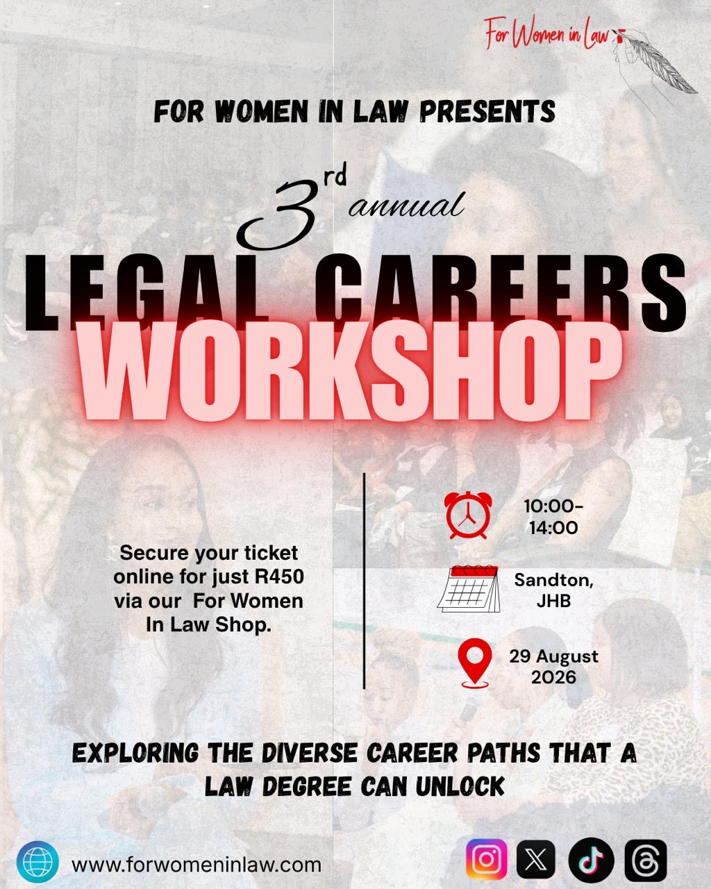 TICKET - LEGAL CAREERS WORKSHOP